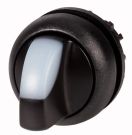 Eaton M22S-WRLK3-W illuminated selector switch, 3 positions, white, latching, 216844