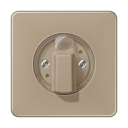 Jung CD1541GB cover for rotary switch, anodized aluminum, CD series, gold-bronze