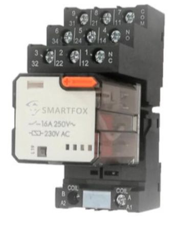 SMARTFOX 0767523866192 changeover relay 3-way relay