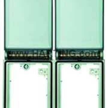 Harting 39500000200 2-way nickel-plated plastic frame