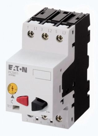 Eaton PKZM01-2.5-G motor protection switch, 3-pole, Ir = 1.6 - 2.5 A, in housing, 286084