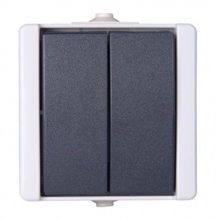 Kopp 540556009 AP-wet room 10AX 250V IP44 pAQA hg/dg series switch
