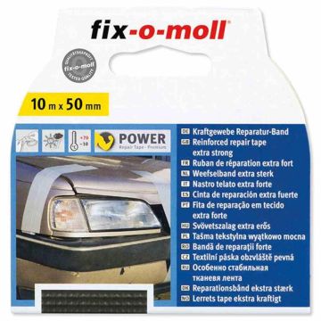 FIX-O-MOLL 3563091 Power-Band black 10m 50mm Premium