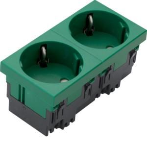 TEHALIT ESR2336029 earthed socket 2-way 33G mg