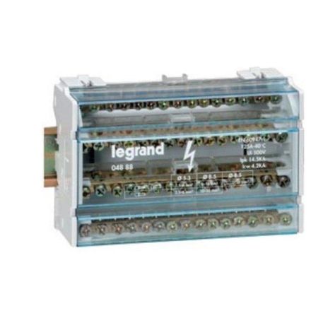 Legrand 004885 Terminal block 4-pole 40 A Terminal points: 13 6TE