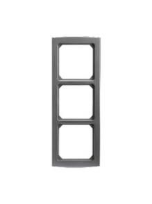 ELSO 2043211 frame 3-way RIVA stainless steel effect