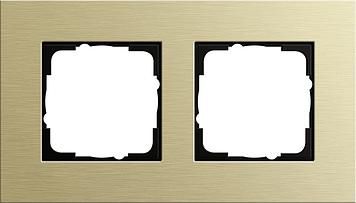 Gira 0212217 2-way cover frame Gira Esprit aluminum light gold