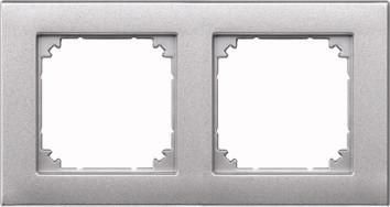 MERTEN 486260 frame 2-way aluminum M-PLAN