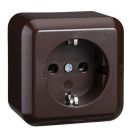 ELSO 385002 surface-mounted socket 16A CONTURA brown