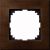 MERTEN MEG4051-3473 wooden frame 1-way walnut