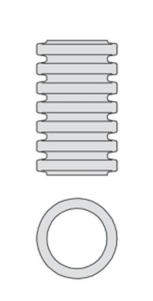 Hegler 7640135 HEKABAU DN355 100cm cable protection pipe