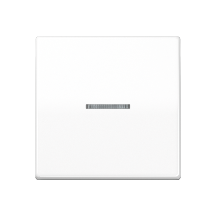 Jung SPAS591KO5WW rocker switch 1-way with light guide, Duroplast antimicrobial, AS series, alpine white
