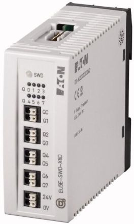 Eaton EU5E-SWD-X8D digital module, 8 outputs 24V 0.5A, 144061