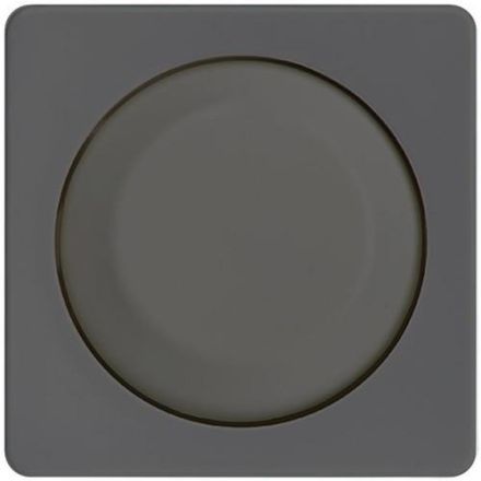 ELSO 2270111 Central plate with rotary knob dimmer stainless steel effect