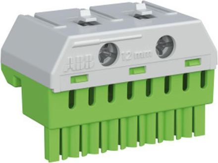 ABB Striebel & John ZK82G PE terminal block 8x4+2x25qmm quick plug-in terminal, 2CPX062758R9999