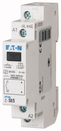 Eaton Z-S8/S impulse switch, 8AC, 1S, 32A, 50Hz, 1TE, 265267