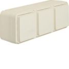 Berker 6768833512 3-way socket with protective contact pin and hinged cover AP Berker W.1 polar white