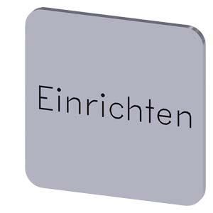 Siemens 3SU1900-0AF81-0AR0 label plate 22x22 setup
