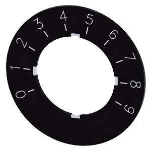 Siemens 3SU1900-0BG16-0RT0 label plate 0-9