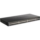 D-Link DGS-2000-52 52-Port Gigabit Managed Switch, 48x 10/1 Gigabit Managed Switch