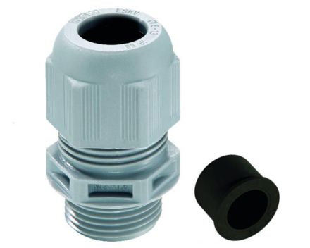 Wiska 10064990 ESKV-RDE 50 M50x1,5 IP68 RAL7001 plastic cable gland