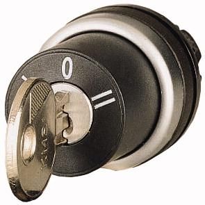 Eaton M22-WS3 key switch, 3 positions, momentary, 216894