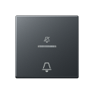 Jung ACUKO5DANM hotel rocker, external unit, symbols do not disturb and bell, series A, anthracite matt