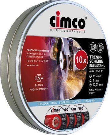 Cimco 206816 125mm 3x diamond cutting disc