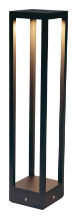 EVN WLQ65151502 IP54 15W 3000K 818lm 65cm quad. Anth LED bollard light