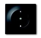 Busch-Jaeger 20 EUC-775 SCHUKO® socket insert black matt