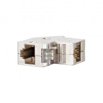 METZ CONNECT E-DATModul coupling Cat.6 8 (8) 90 coupling RJ45, 1309A1-I