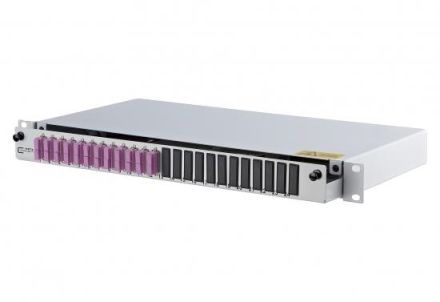 METZ CONNECT OpDAT slide 12x SC-D OM4 splice patch panel, 150267BB12-E