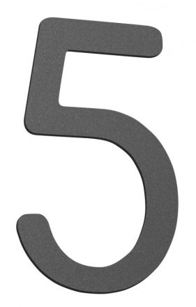 CMD 5 anthracite small house number