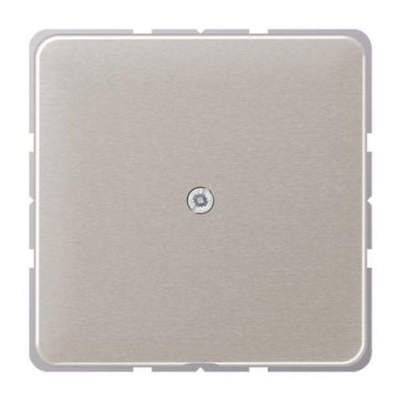 Jung CD590APT cable outlet with strain relief, anodised aluminium, CD series, platinum