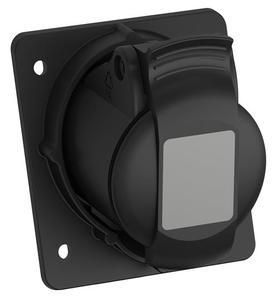 ABB Stotz-Kontakt 316RAM6, panel-mounted socket, 16 A, IP44 6h, 3P+E, 380-415 V, 50+60Hz, red, 2CMA170012R1000