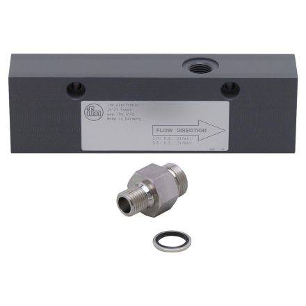 ifm electronic E40187 D: 4.5G 1/4 sensors type SID, SF5 Optimi adapter block