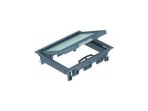 OBO Bettermann GES6-2U10T 7011 iron grey device insert, 7405321