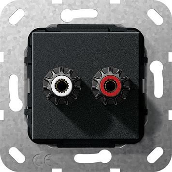Gira 566610 WBT 0708 Cu nextgen screw connection insert black matt