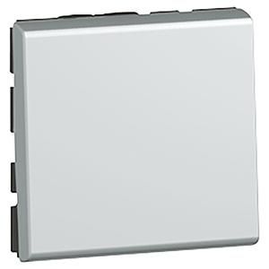 Legrand 079221 cross switch 10A SL 2-module alu, (aluminium)