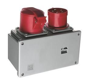 ABB Stotz-Kontakt 432A6, socket combination, 32 A, IP44 6h, 3P+N+E, 346-415 V, 60 Hz, red, 2CMA168128R1000
