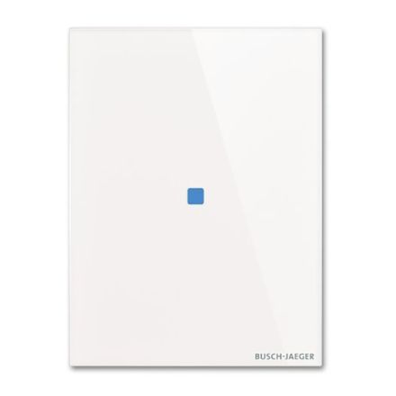 BUSCH-JAEGER TB/U1.2.11-CG KNX pushbutton sensor standard tacteo | 1-fold | glass white | 115x86mm