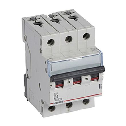 Legrand 403397 Circuit breaker TX3 B4A 3P 6KA 3M