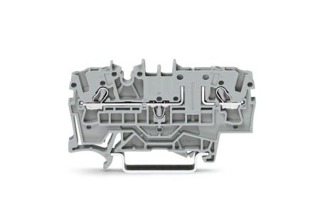 Wago 2002-1661 grey 2 conductor base terminal