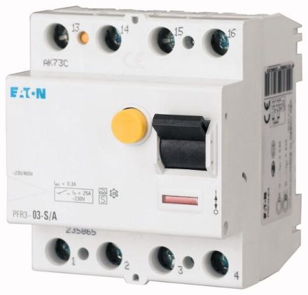 Eaton PFR3-1-S/A FI Relay, 25A, 1A, Type A, 235867