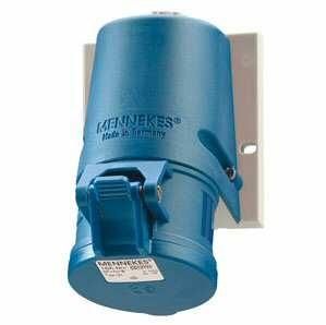 Mennekes 1342 wall socket TwinCONTACT 16A 4-pole 9h 230V IP44