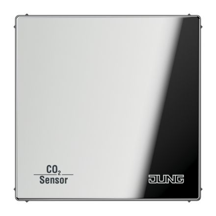 JUNG CO2GCR2178 KNX CO2 sensor series LS | Default | bright chrome