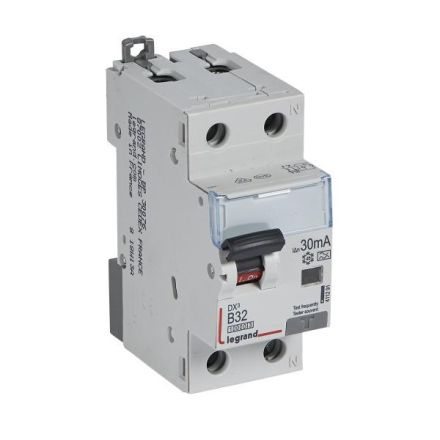 Legrand 411291 Dx3 Fils B32a 1p+n 10ka 30ma A