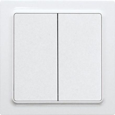 Eltako 30055683 F4T55EB-pm E-Design55 polar white matt wireless button