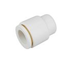 Fränkische Rohrwerke 26570010 Fibre net ES 10 white end plug