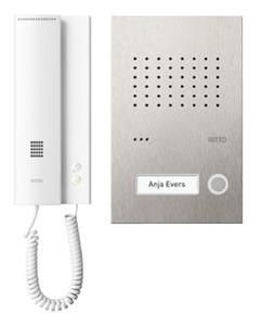 Ritto RGE1818125 Acero pur audio set 1 WE, stainless steel/white